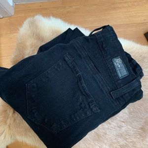 Paige skinny Jeans with braided leg design.